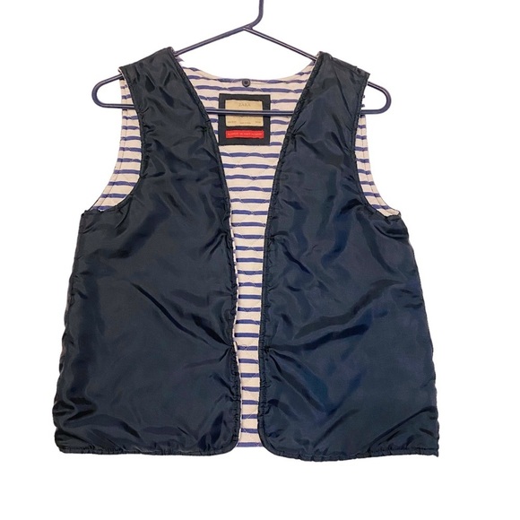 Zara Versatile Blue Hooded Jacket with Removable Vest Girls Size 13/14 - Picture 5 of 10
